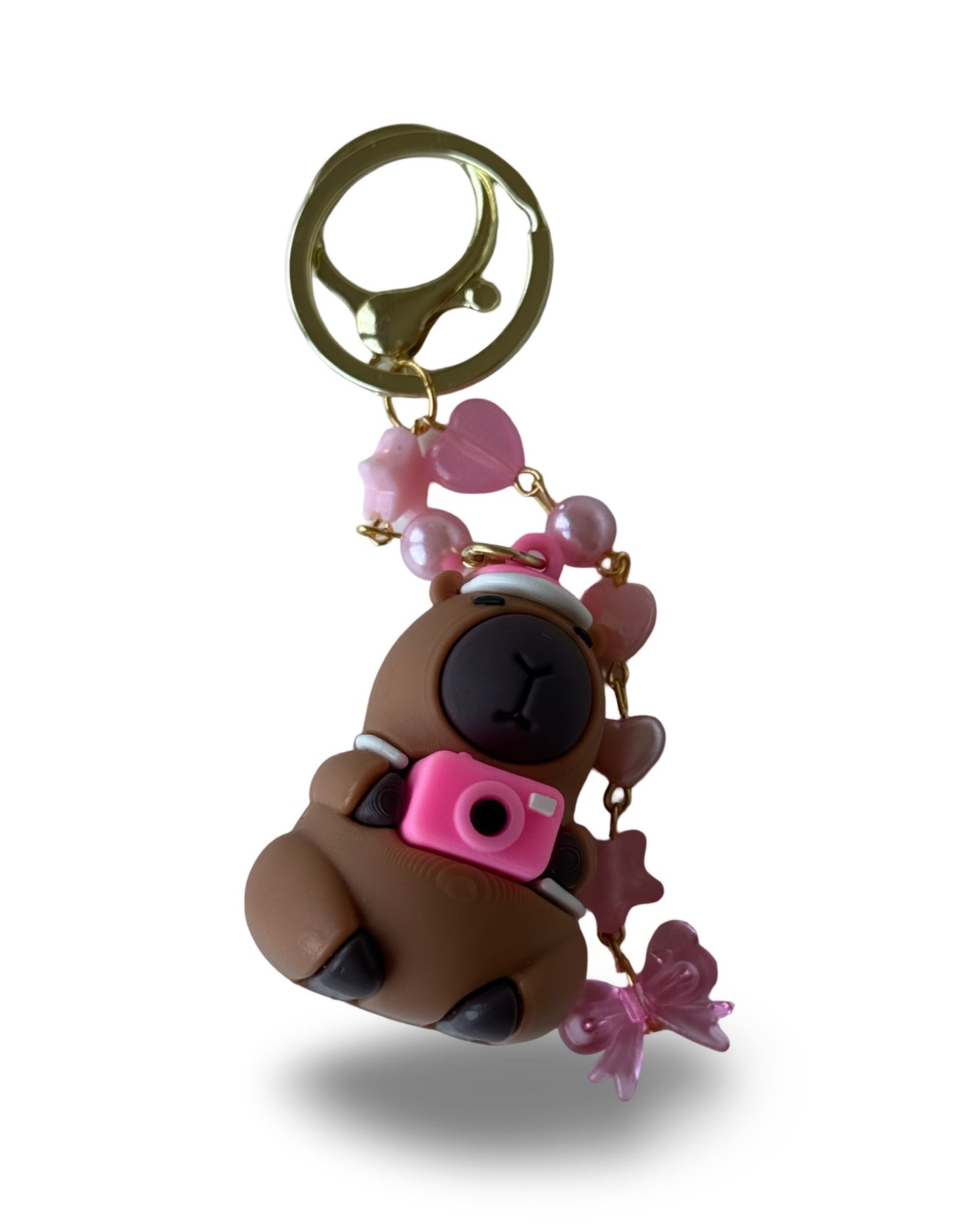 Capybara Charm Keychain