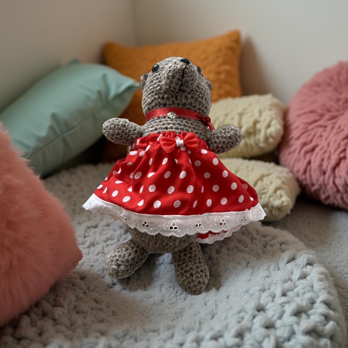 Handmade Crochet Dressed Teddy Bear 🧸✨
