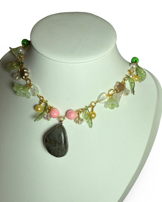Elowen of the Glade – Fairy Garden Necklace