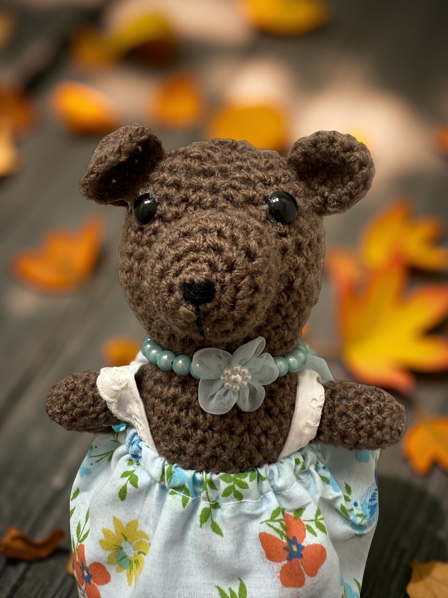 Handmade Crochet Dressed Teddy Bear 🧸✨