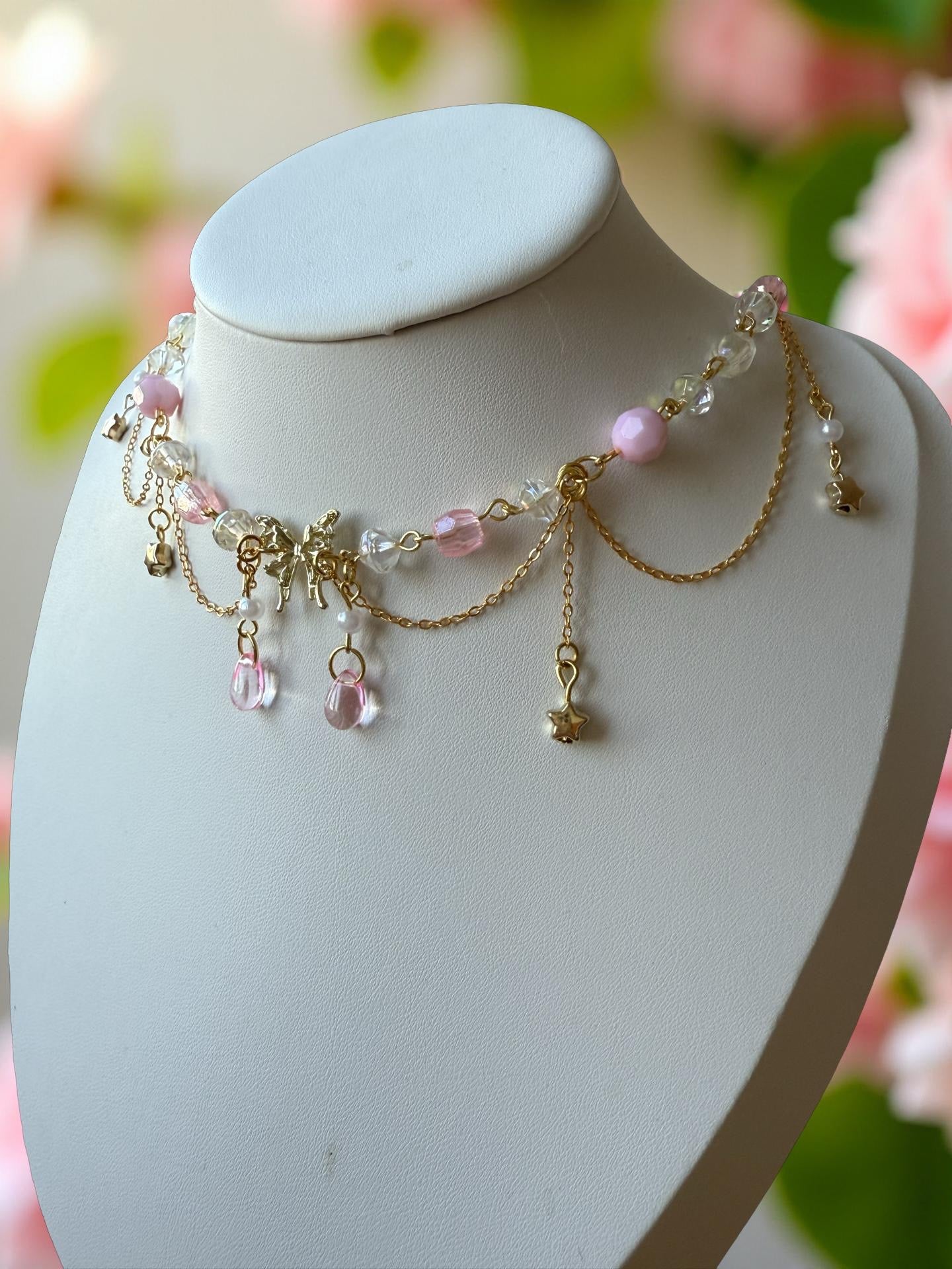 Lyriana Starfall Necklace 🌸⭐