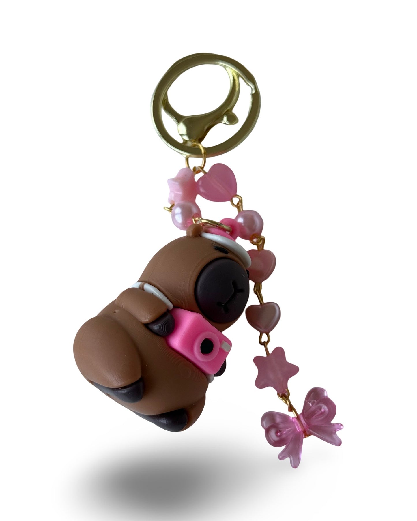 Capybara Charm Keychain