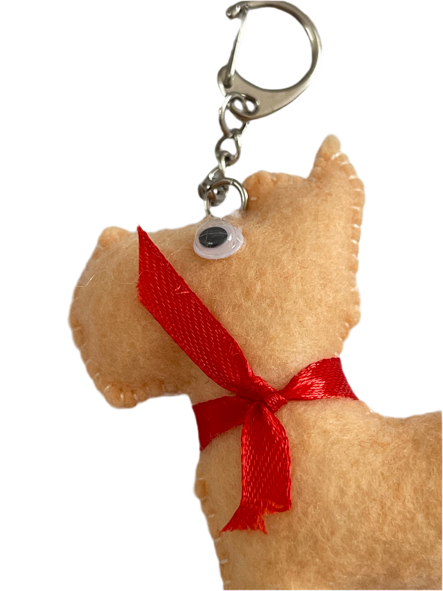Mini Schnauzi – Felt Dog Keychain