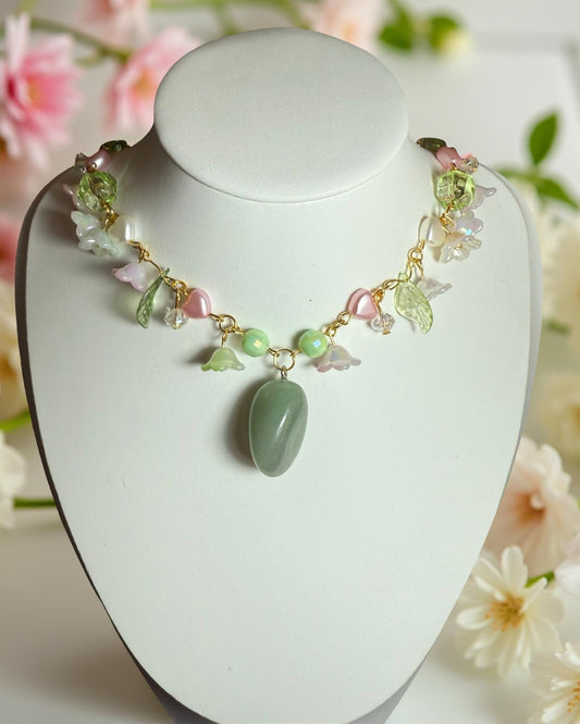 Sylvara Dewdrop – Fairy Garden Necklace