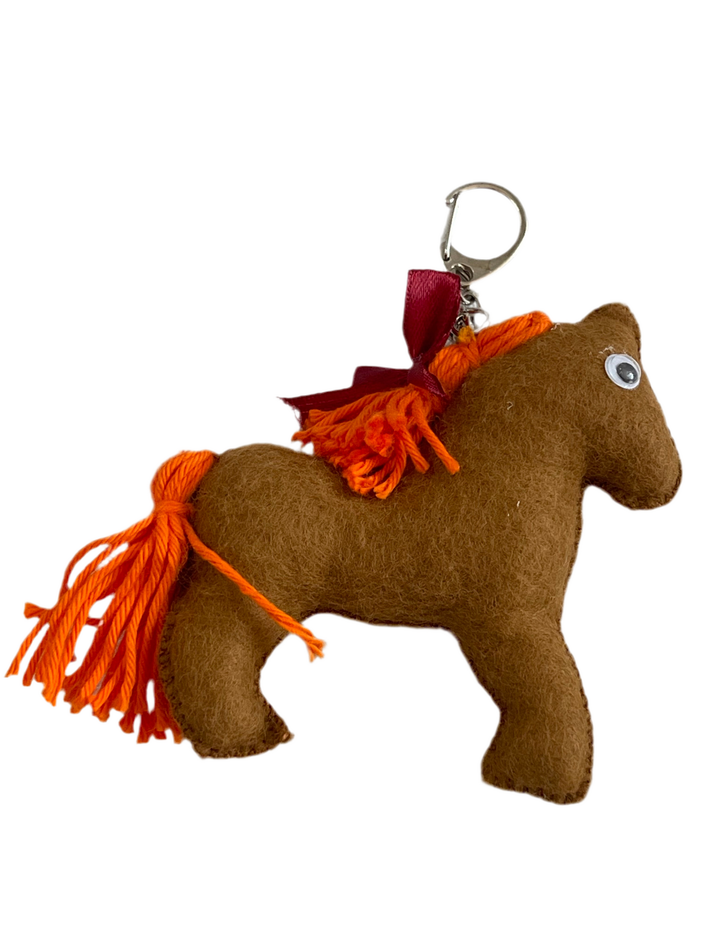 Golden Mane Pony Keychain