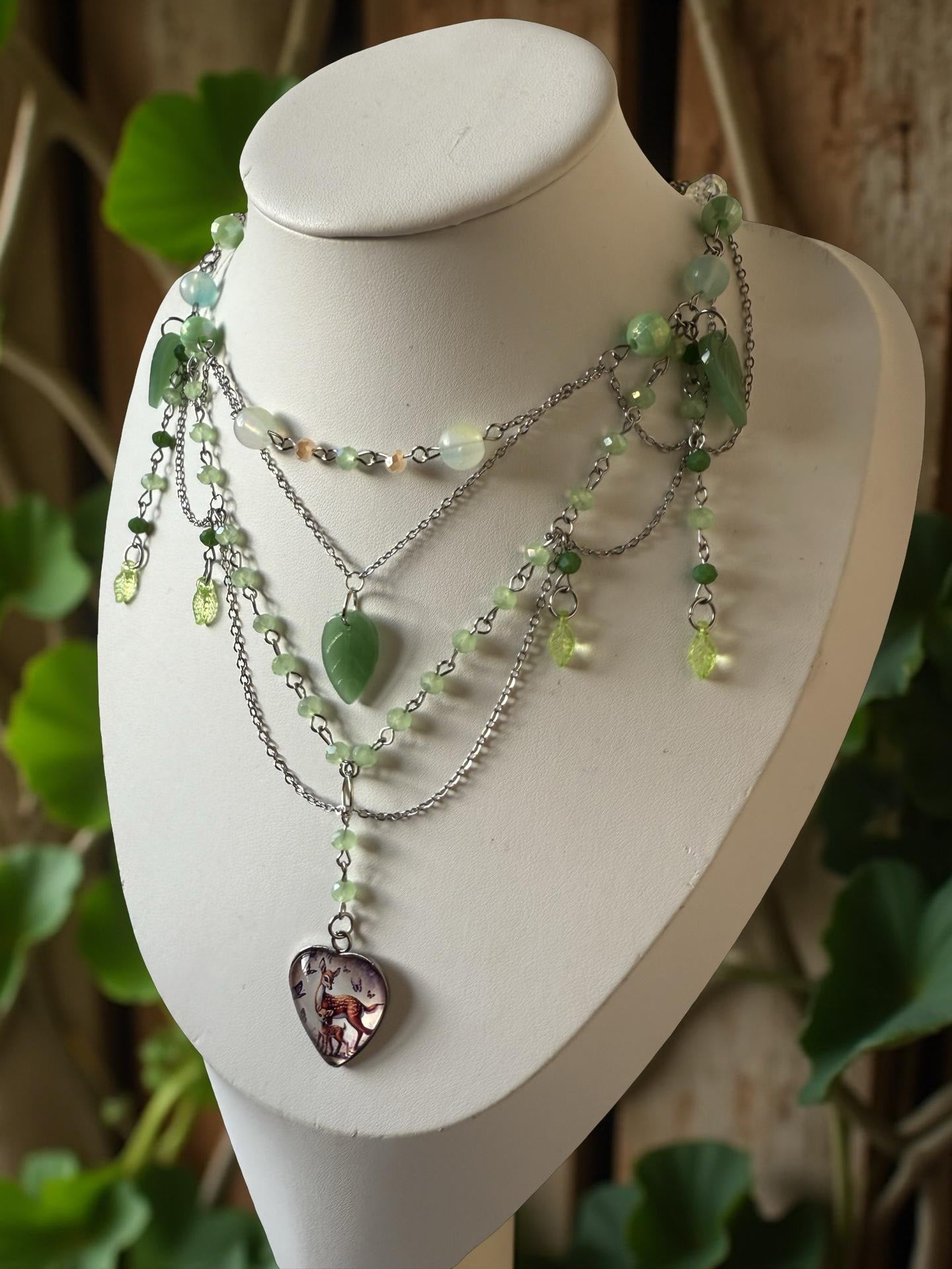 Forest Guardian Necklace 🦌💚