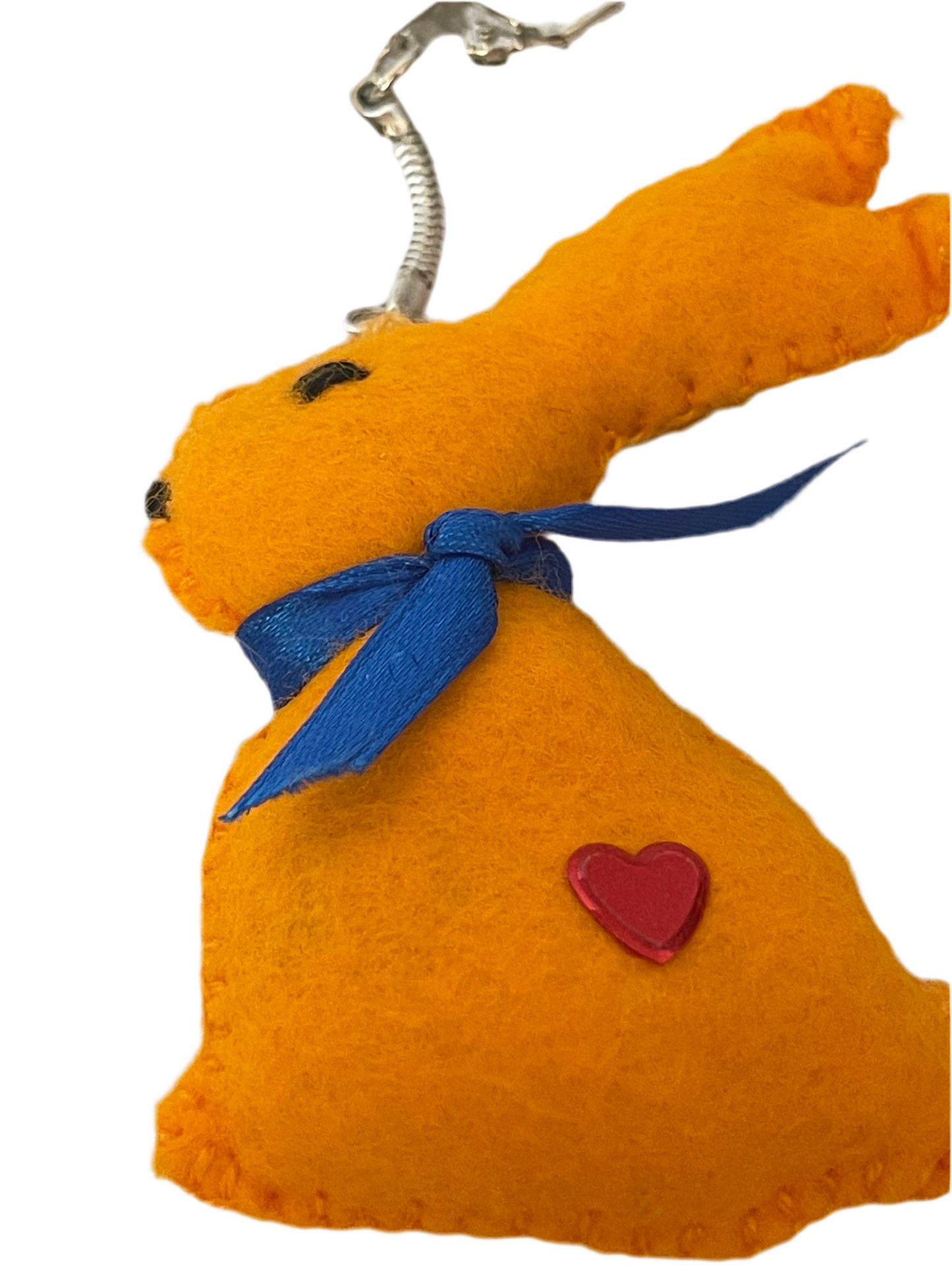 Hoppy Bunny Keychain – Handmade Soft Bunny Charm