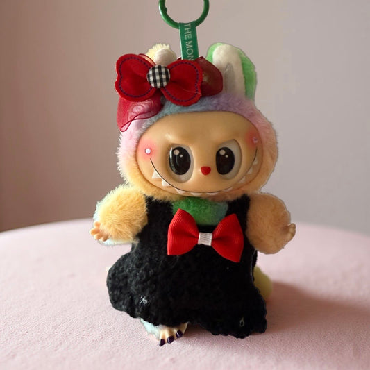 Crimson Bow Bunny 🌹🐰✨ Customized Lafufu