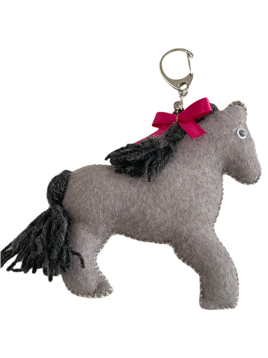 Midnight Pony Keychain
