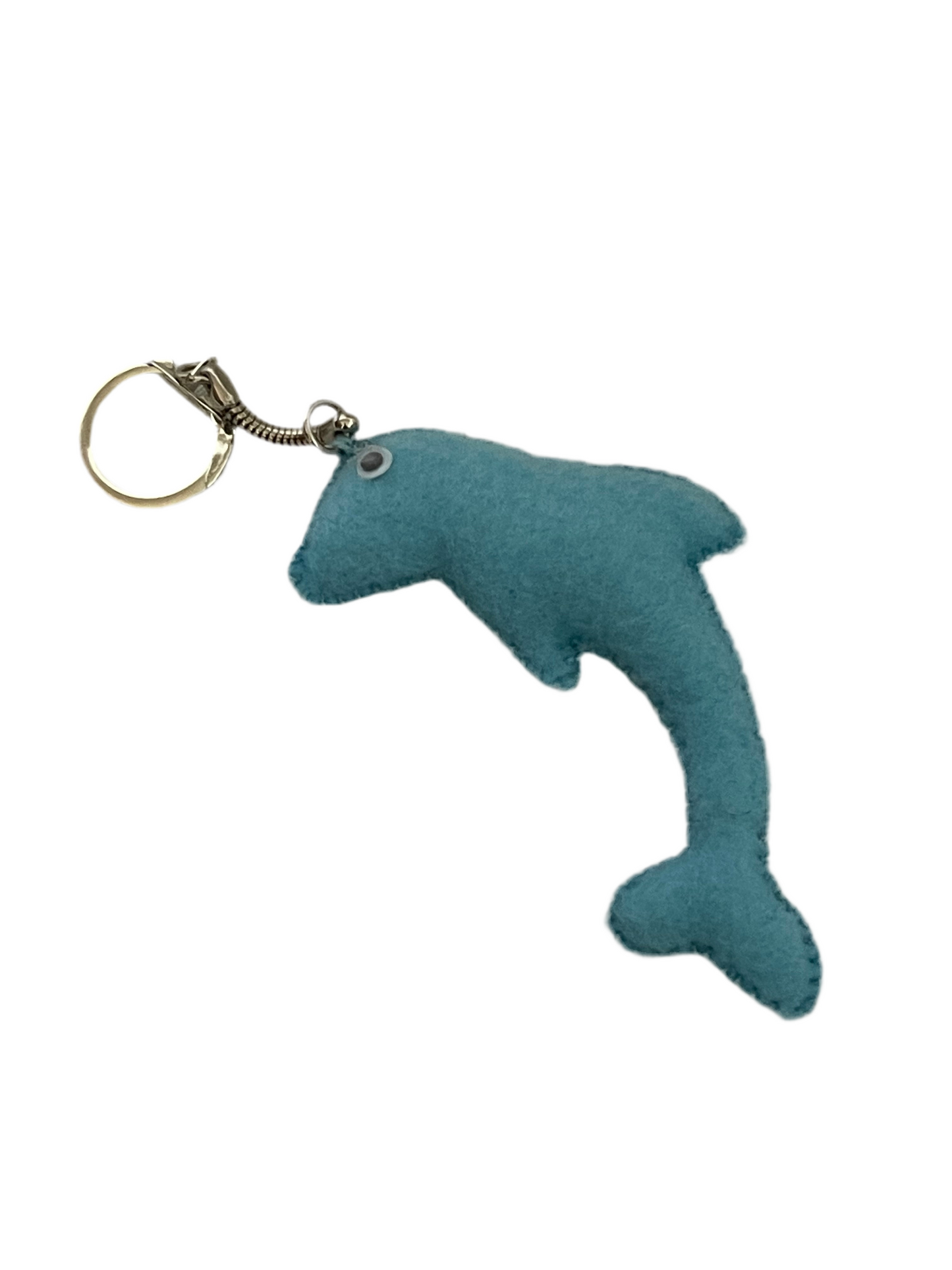 Splashy Dolphin Keychain