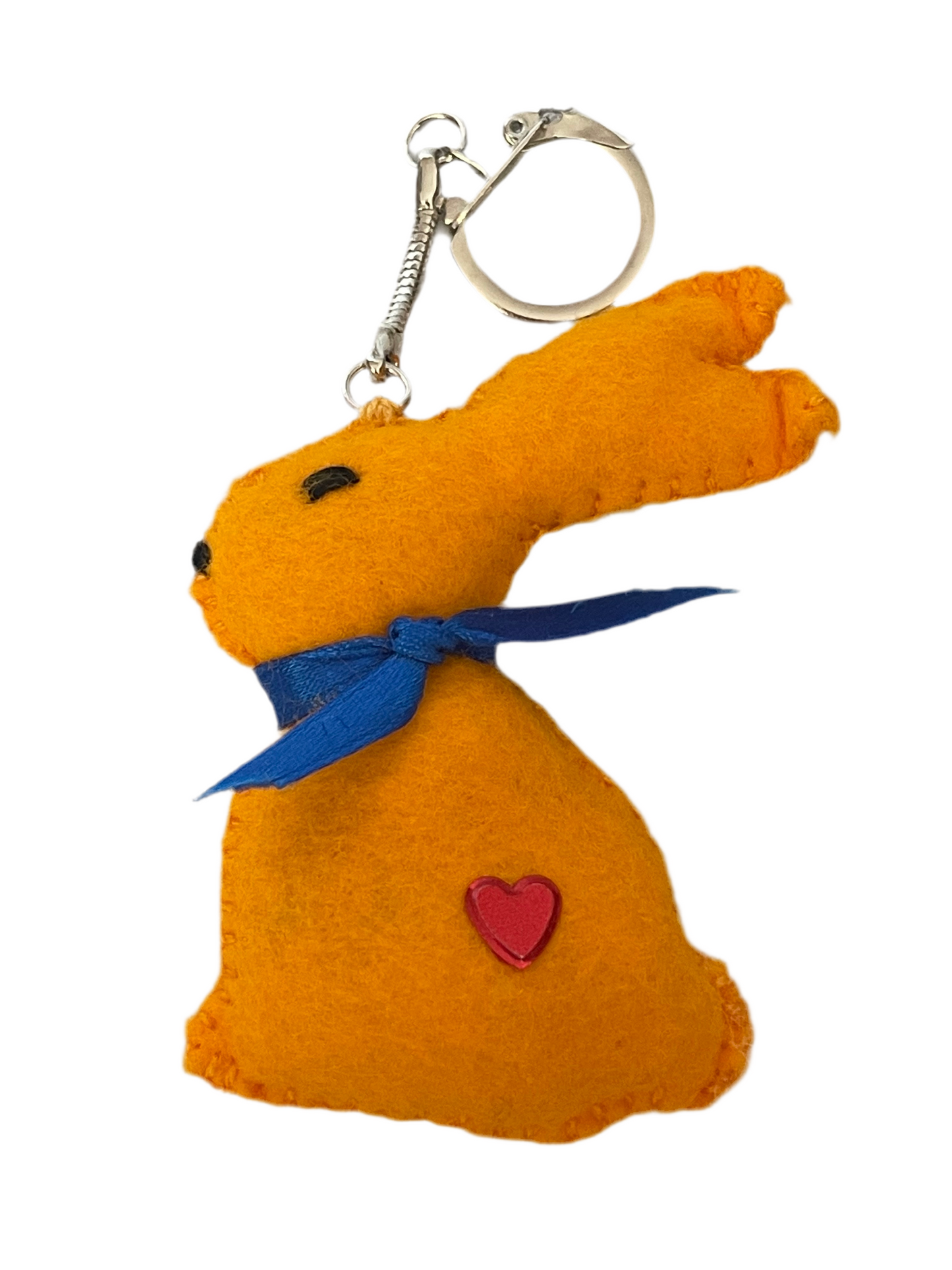 Hoppy Bunny Keychain – Handmade Soft Bunny Charm