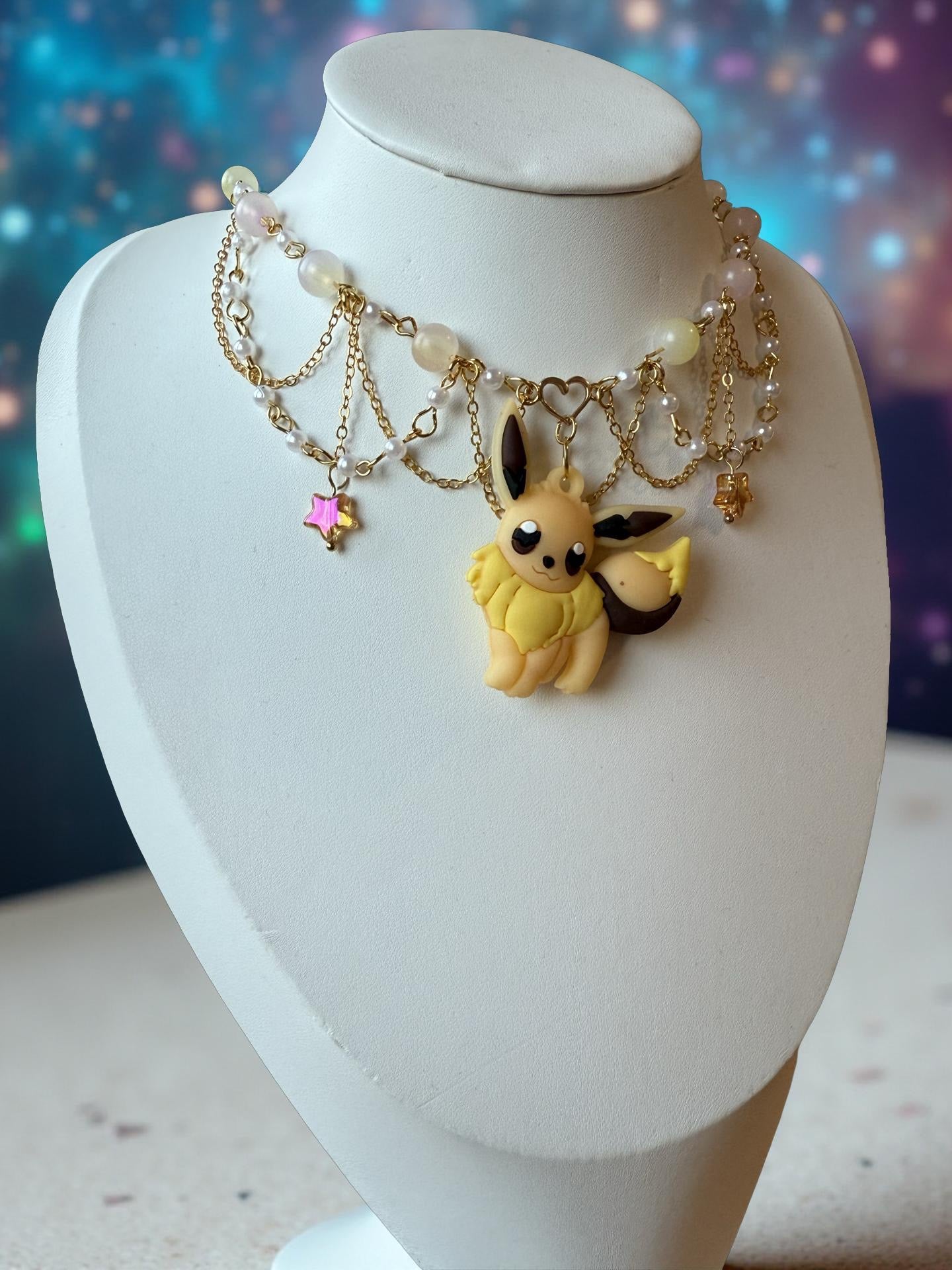 Eevee’s Golden Glow Necklace ✨