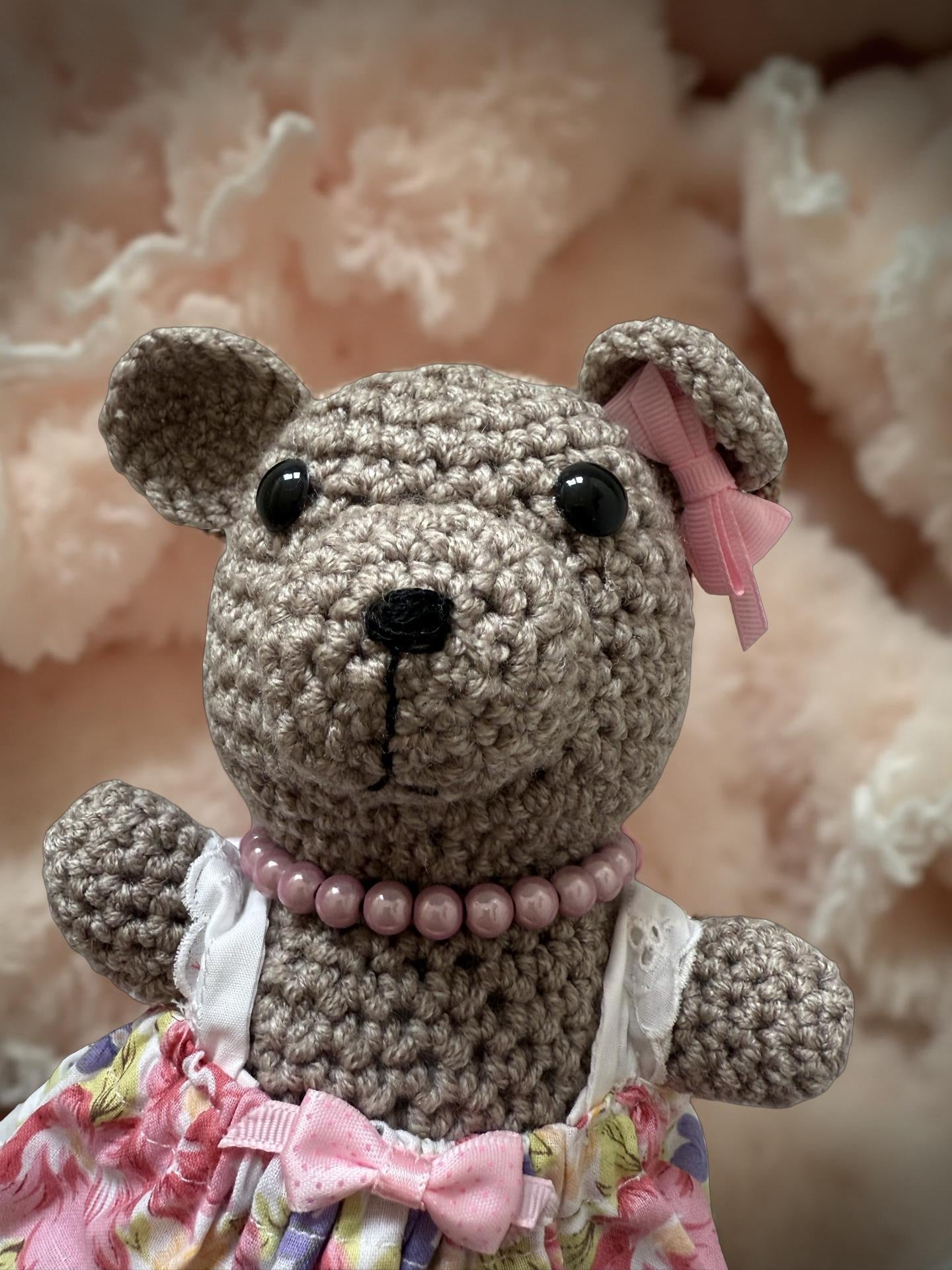 Handmade Crochet Dressed Teddy Bear 🧸✨