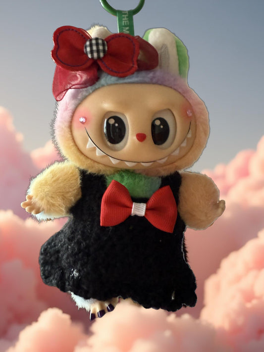 Crimson Bow Bunny 🌹🐰✨ Customized Lafufu