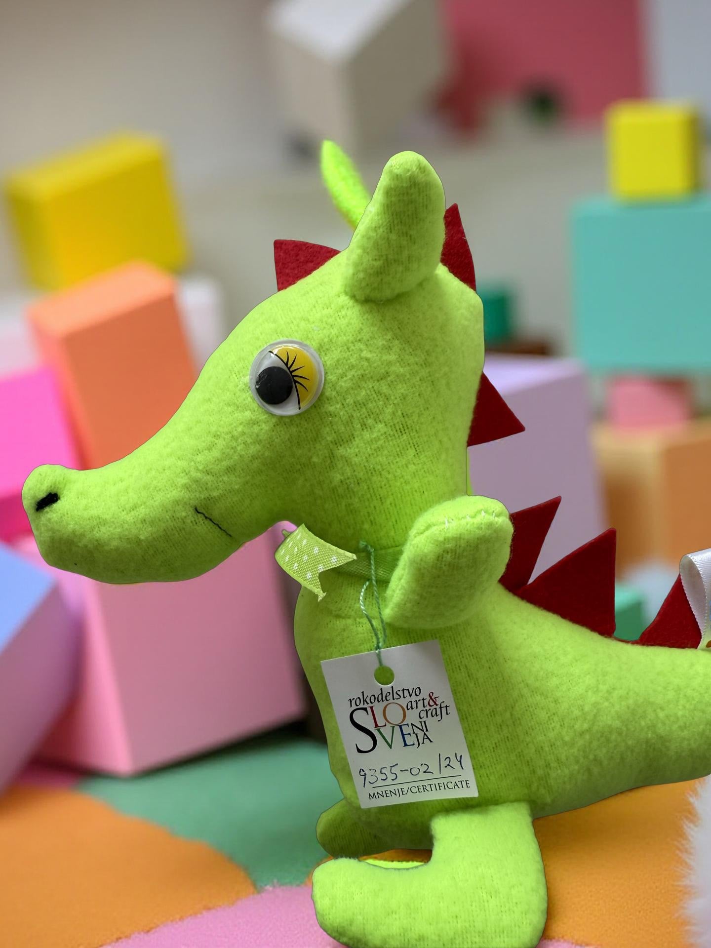 Ljubljana Dragon Argo small plush toy