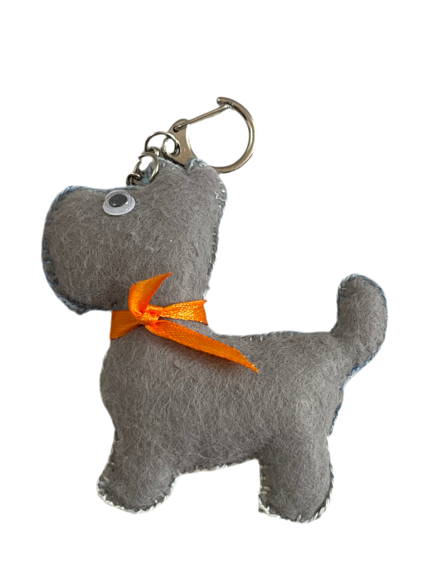 Mini Schnauzi – Felt Dog Keychain