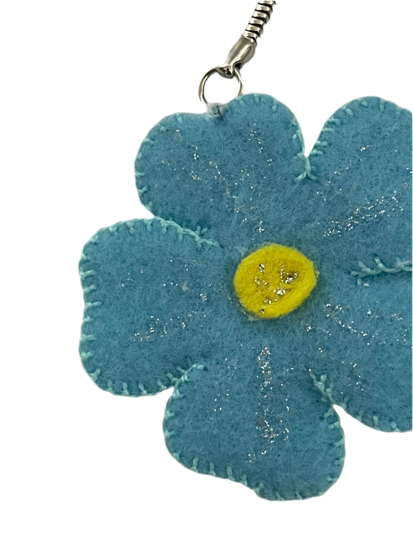 Forget-Me-Not Keychain