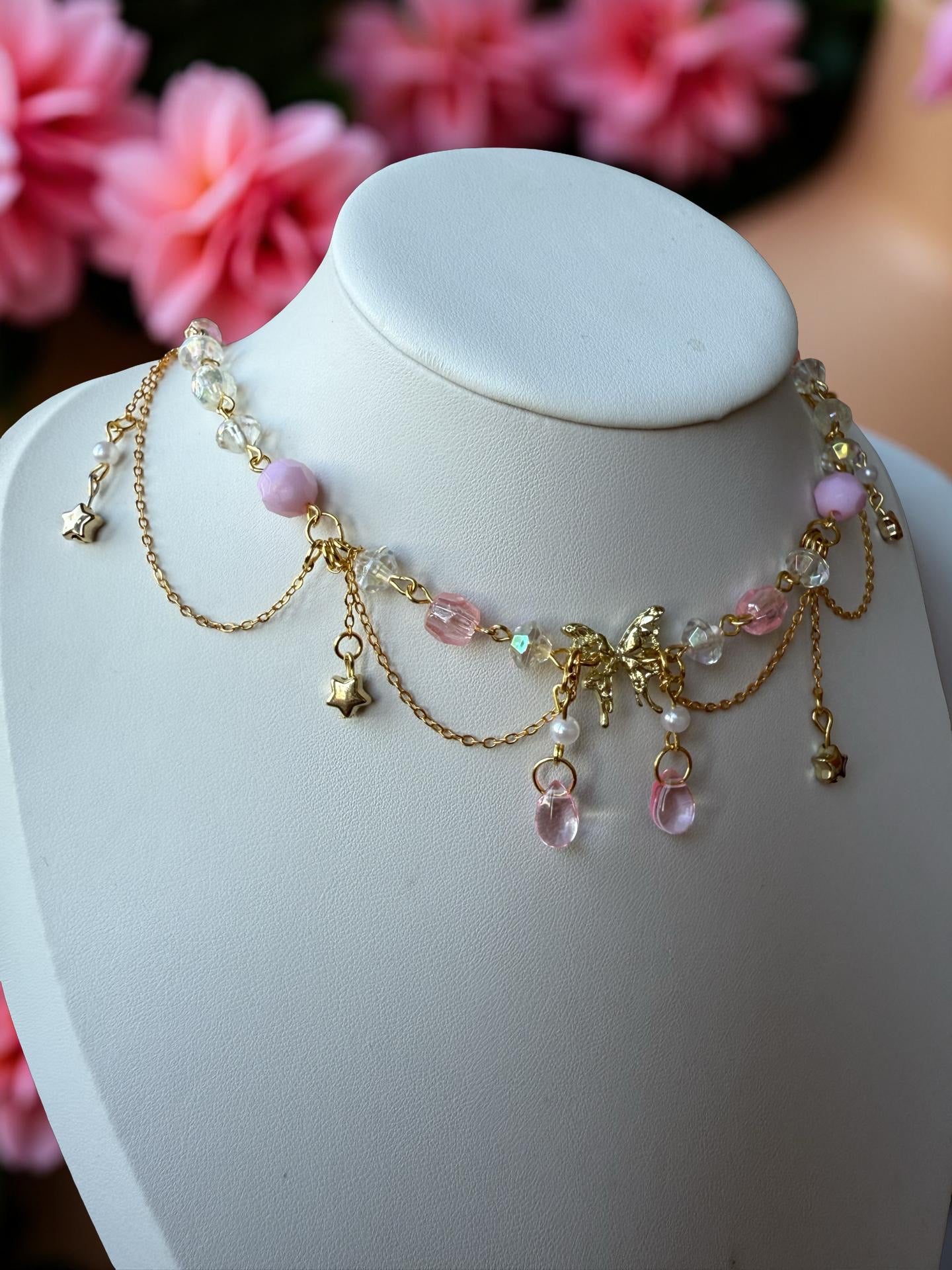 Lyriana Starfall Necklace 🌸⭐