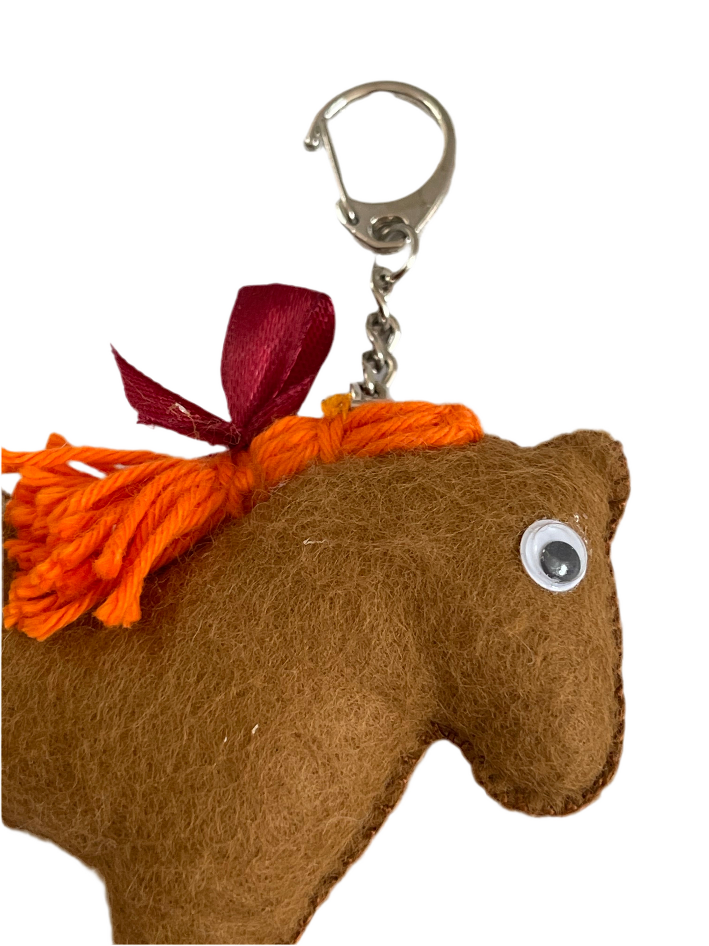 Golden Mane Pony Keychain