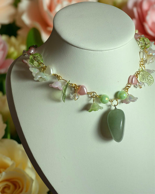 Sylvara Dewdrop – Fairy Garden Necklace