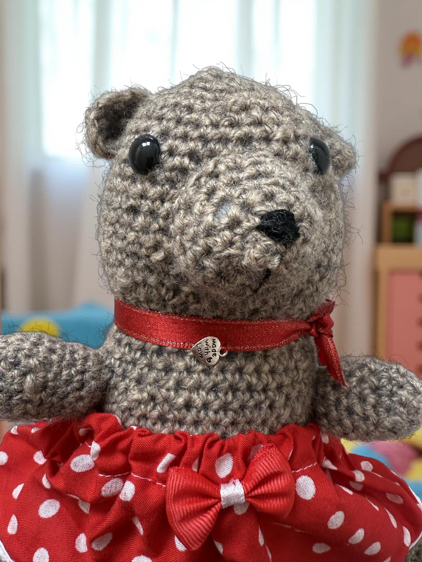 Handmade Crochet Dressed Teddy Bear 🧸✨