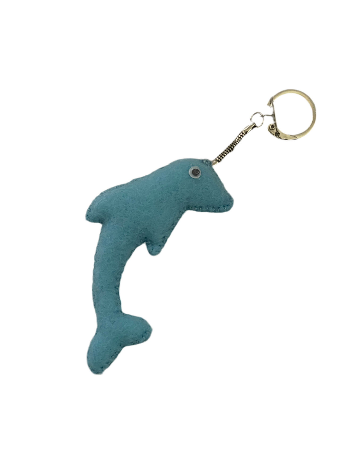 Splashy Dolphin Keychain