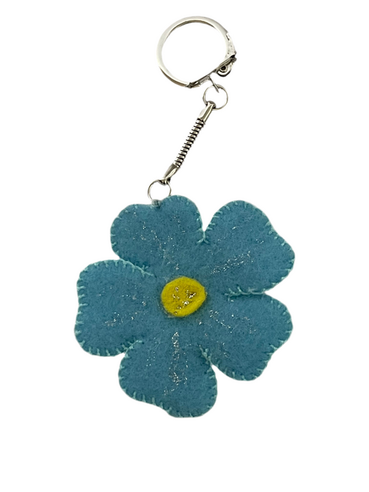 Forget-Me-Not Keychain
