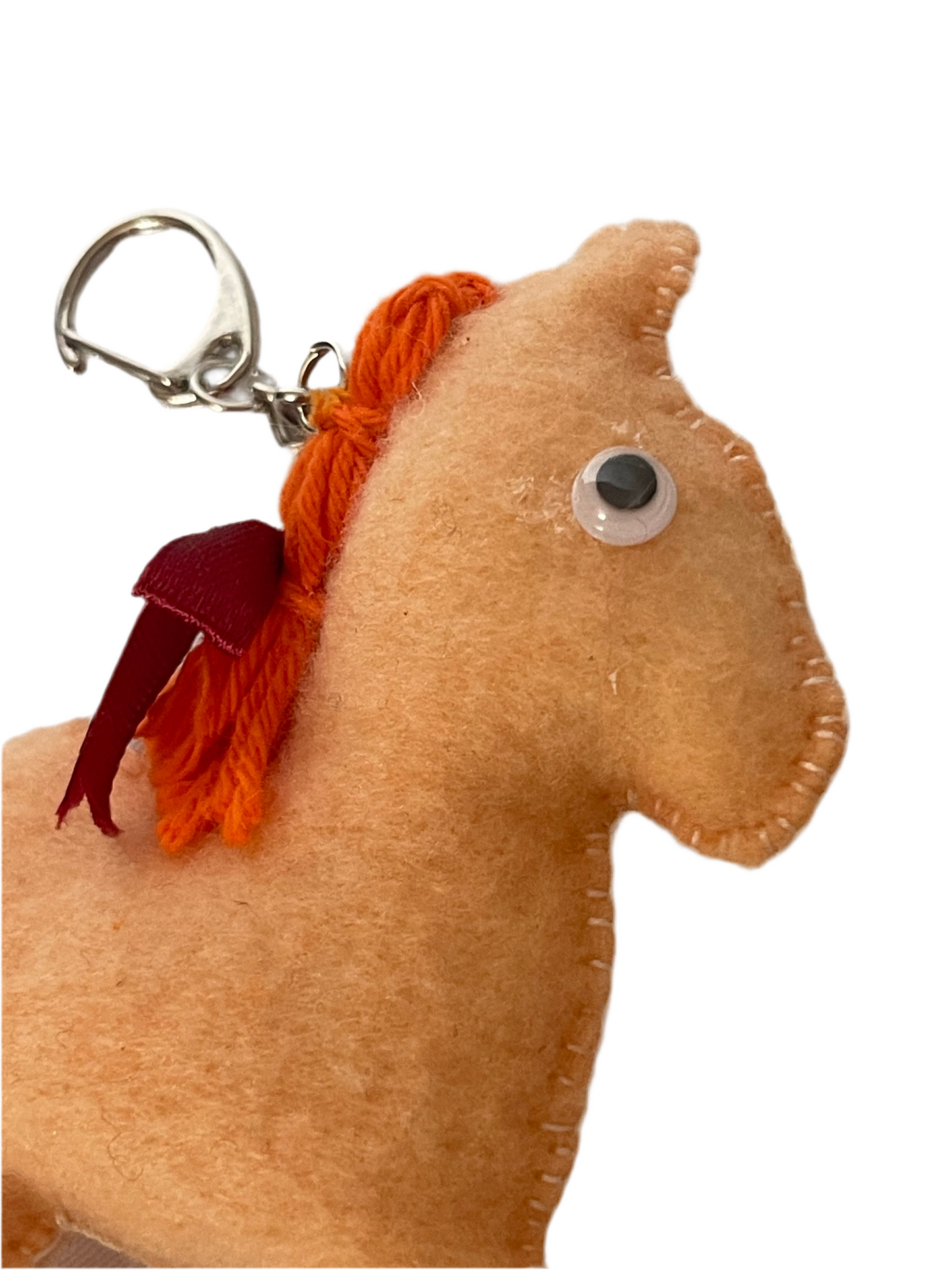 Golden Mane Pony Keychain