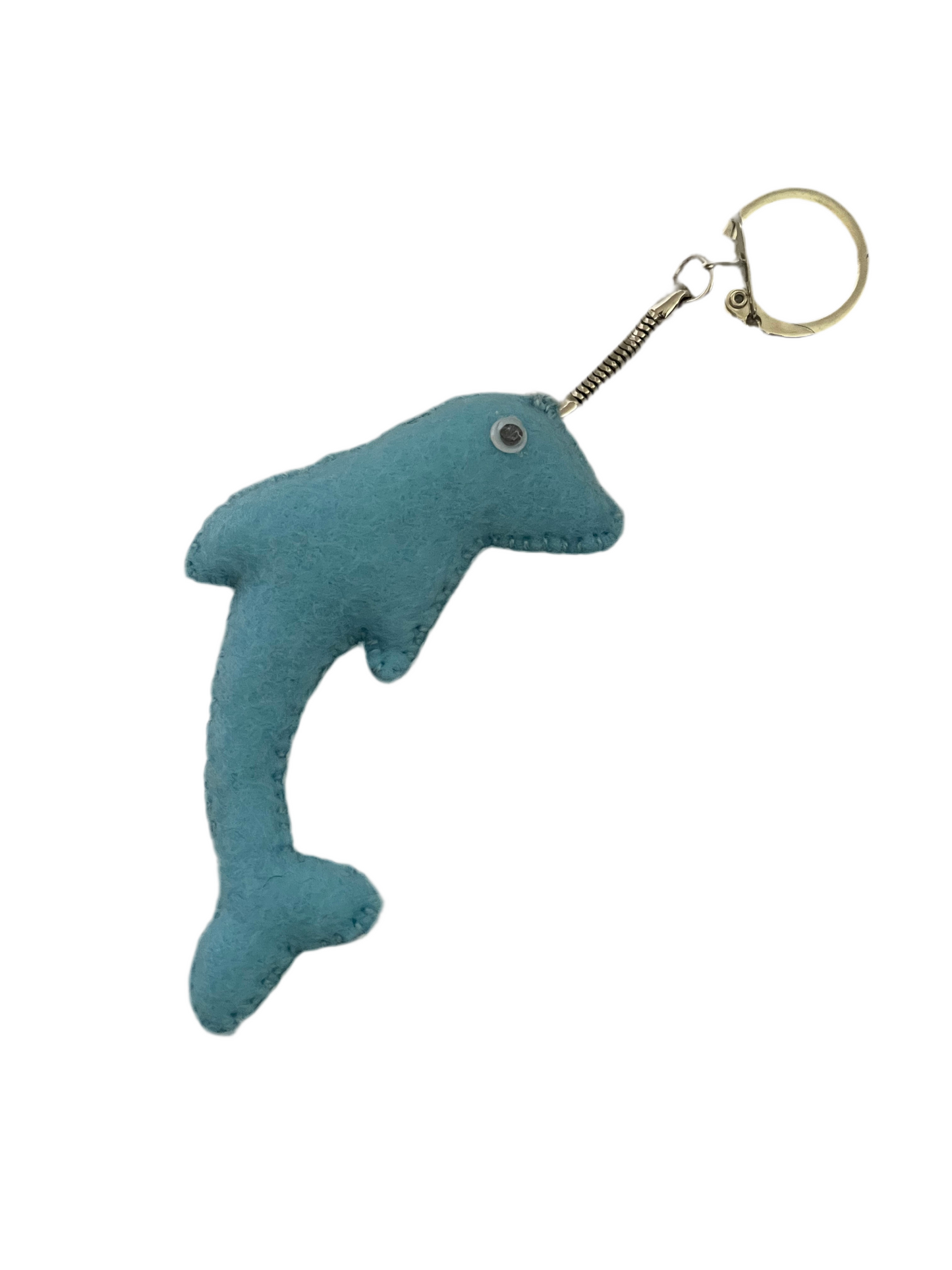 Splashy Dolphin Keychain