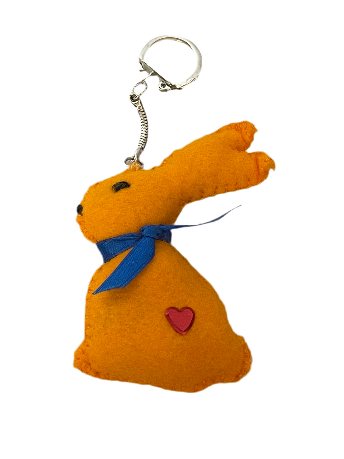 Hoppy Bunny Keychain – Handmade Soft Bunny Charm