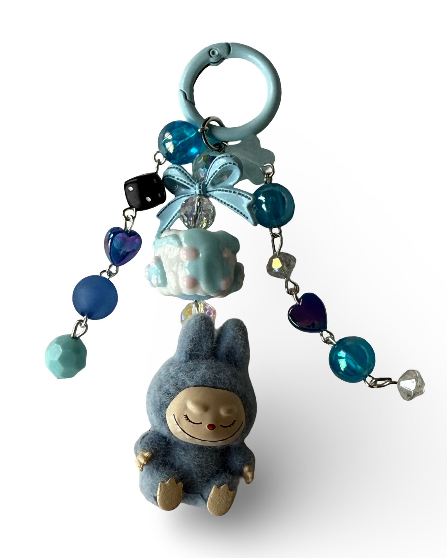 ✨ Mini Lafufu Beaded Keychain Charms ✨