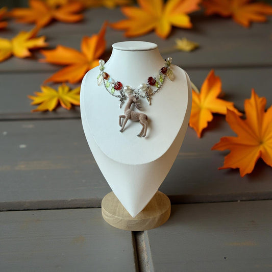 🍂 Felina of the Autumn Woods Necklace