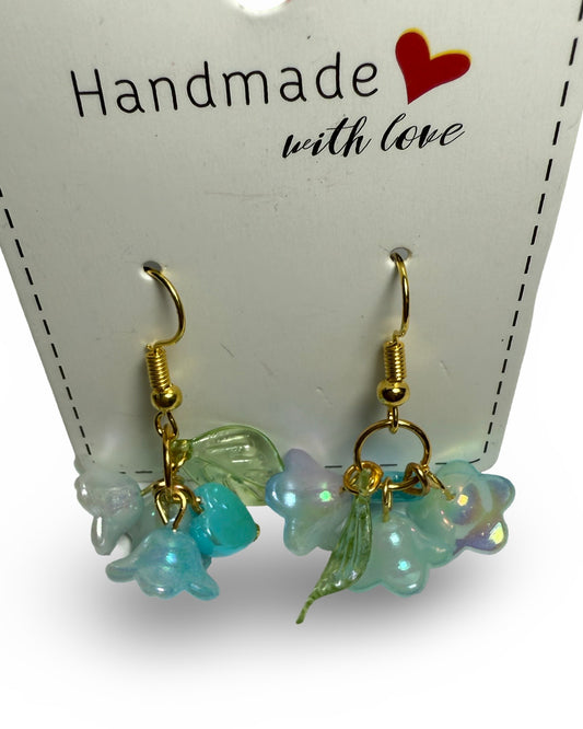 Morning Bloom – Blue Flower Jewelry Set