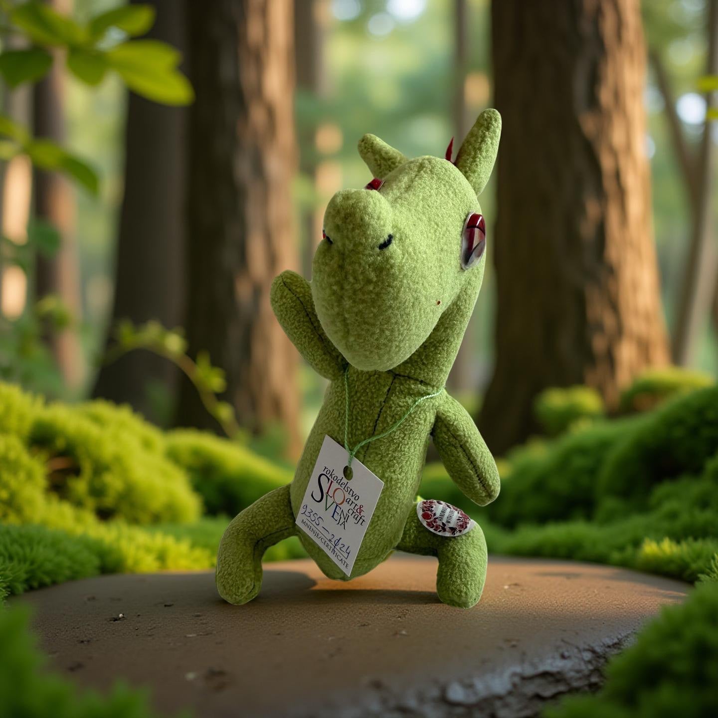 Ljubljana Dragon Argo small plush toy