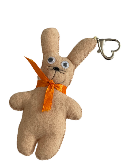 Floppy Bunny Keychain