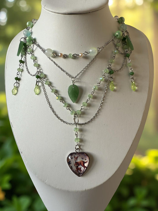 Forest Guardian Necklace 🦌💚