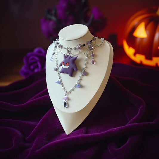 🕯️ Gengar’s Midnight Charm Necklace