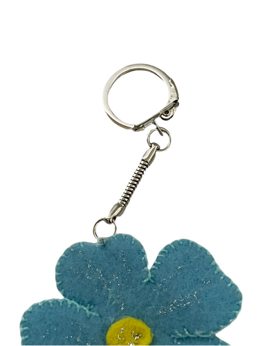 Forget-Me-Not Keychain