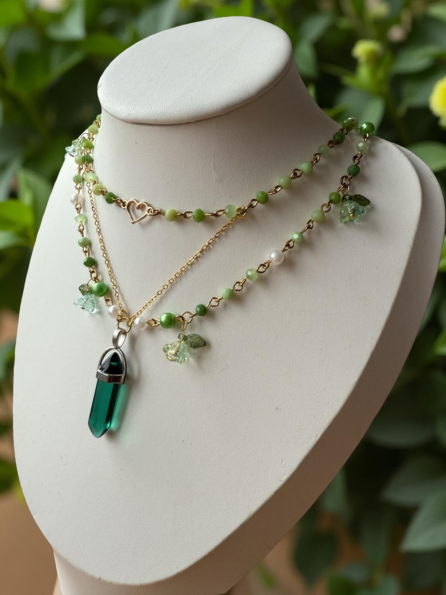 Sylvara Crystal 🌿🔮 Necklace