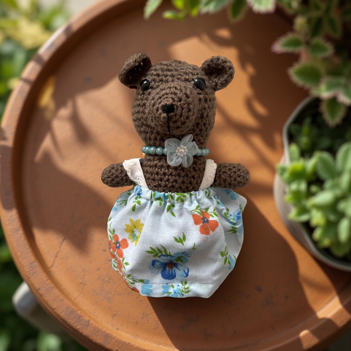 Handmade Crochet Dressed Teddy Bear 🧸✨