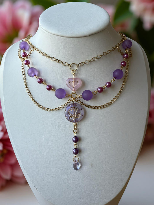 Amariel Heartbloom Necklace 💜🌸