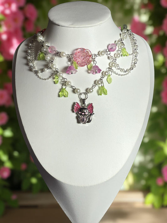 Axolotl Nymph Necklace 🌿✨