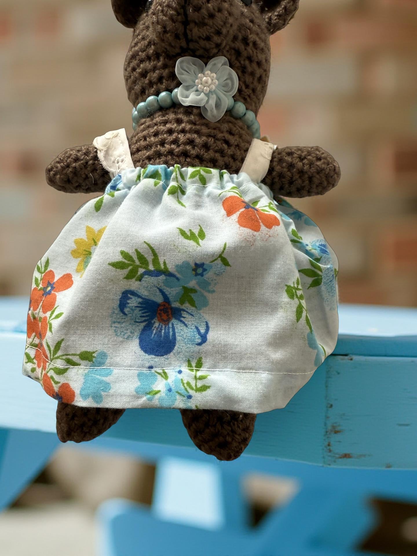 Handmade Crochet Dressed Teddy Bear 🧸✨