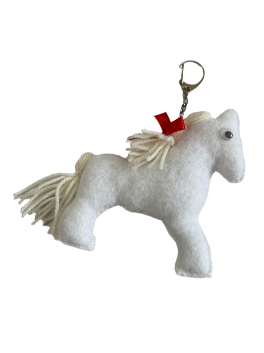 Handmade Starry Pony Keychain