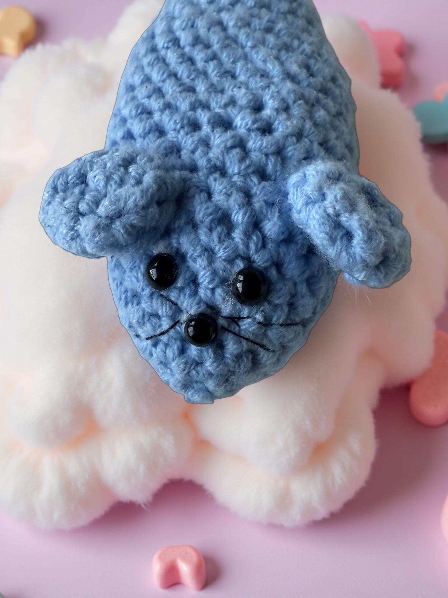 Handmade Crochet Mouse Collection