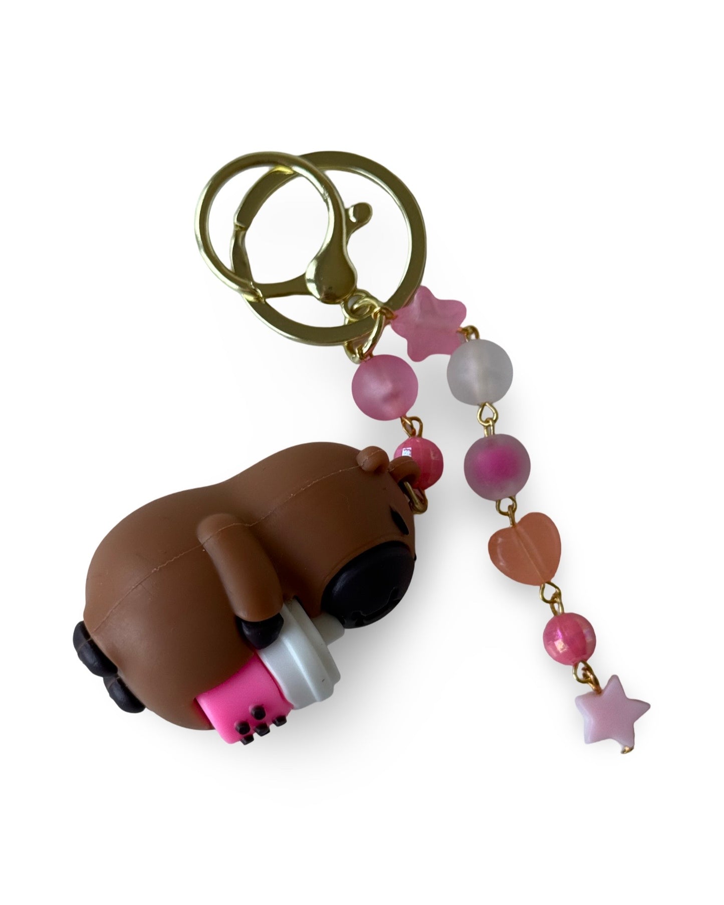 Capybara Charm Keychain