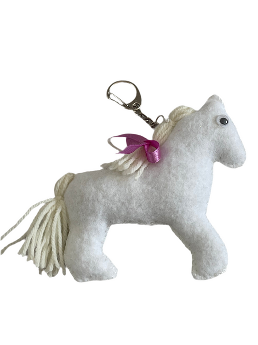 Handmade Starry Pony Keychain