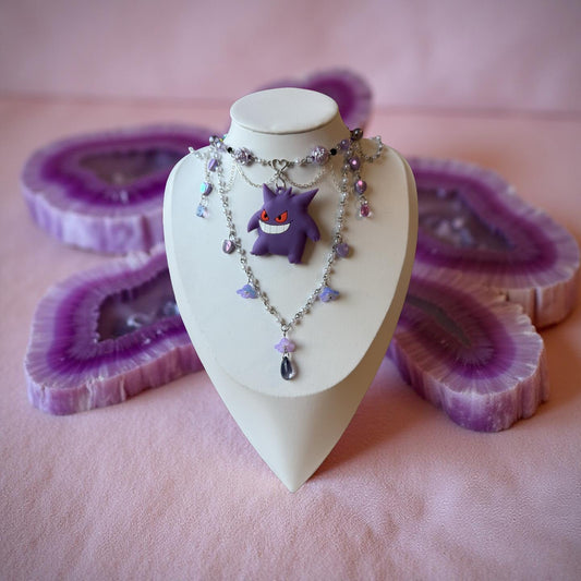 🕯️ Gengar’s Midnight Charm Necklace