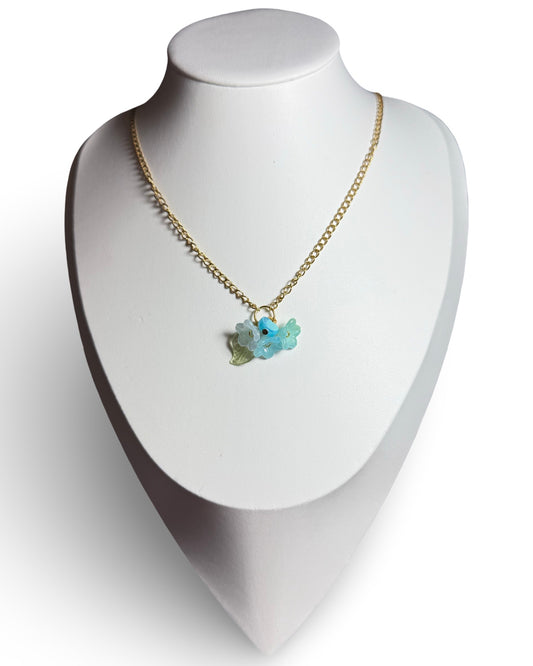 Morning Bloom – Blue Flower Jewelry Set