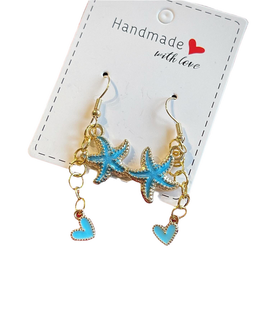 Marina Starfish Dangle Earrings